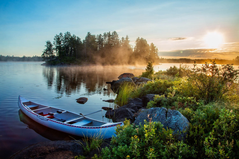 Canoe country sunrise