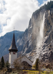 Iconic Church and Falls