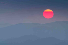 Smoky Sunset