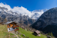 Gimmelwald Village in the Swiss Alps