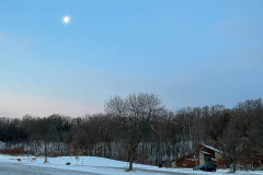 Moon over Interpretive Center