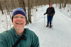 Snowshoeing Together